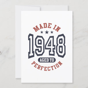 Convite Feito Em 1948 Envelhecido à Perfeição Presente de 