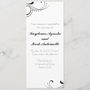 Convite feito sob encomenda do casamento do amor