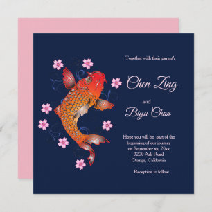 Convite feito sob encomenda do casamento dos