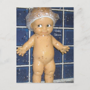 Convite feito sob encomenda do chá de fraldas para