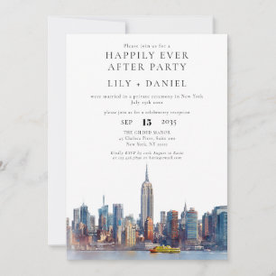 Convite Felicidade Eterna Casamento em Nova York