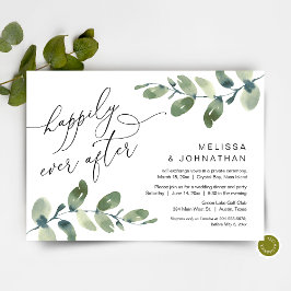 Convite Felicidade Eterna, Jantar de Casamento às Pressas,