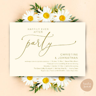 Convite Felicidade Eterna Jantar de Casamento Festa Dançan