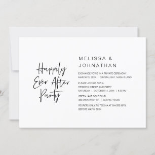 Convite Felicidade Eterna, Jantar de Festa de Casamento às