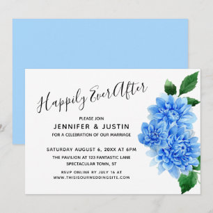 Convite Felicidade Eterna: Recepção das Dálias Pintadas de