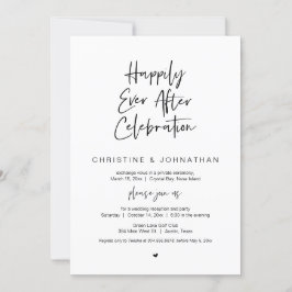 Convite Felicidade Para Sempre, Celebração de Casamento às