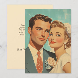 Convite Felicidade Vintage Recém-Casados