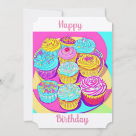 Convite Felicitación de Cumpleaños