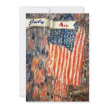 Feliz 4 de julho. Placa Plana Personalizada de Art