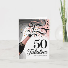 Convite Feliz 50º aniversário Sibling