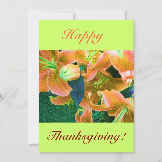 Convite Feliz Ação de Graças IV (Frente)