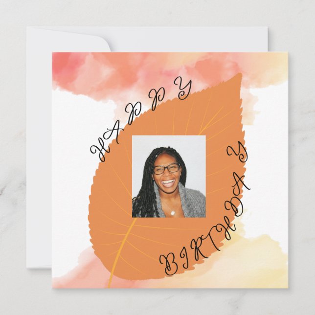 Convite Feliz aniversário (Frente)