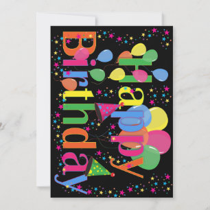 Convite Feliz aniversário