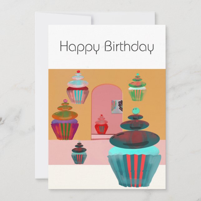 Convite Feliz aniversário (Frente)