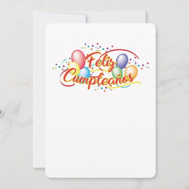 Convite Feliz Aniversário (Frente)