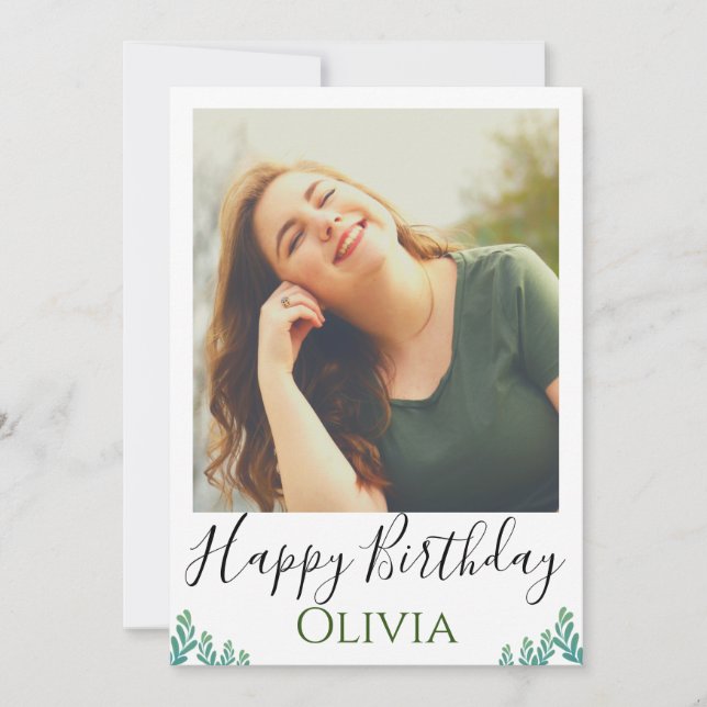 Convite Feliz aniversário (Frente)