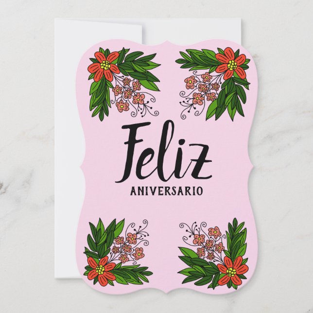 Convite Feliz aniversario (Frente)