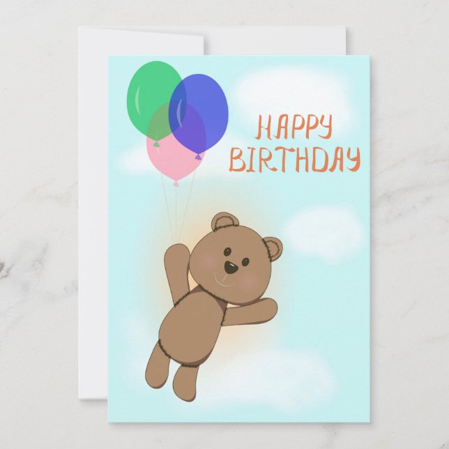 Convite Feliz aniversário (Frente)