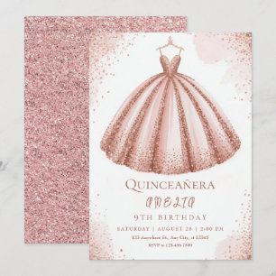 Convite Feliz aniversário, castelo da princesa