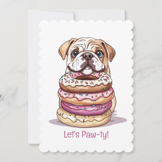 Convite Feliz Aniversário Cogões Ingleses (Frente)