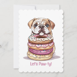 Convite Feliz Aniversário Cogões Ingleses