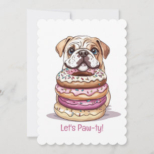 Convite Feliz Aniversário Cogões Ingleses