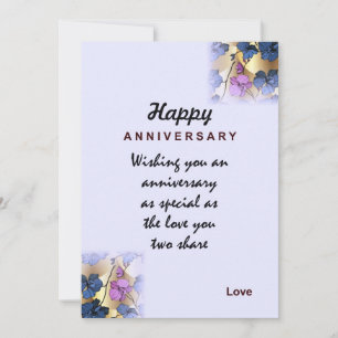 Convite Feliz Aniversário de Casamento