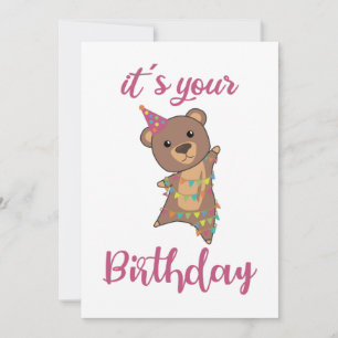 Convite Feliz Aniversário Deseja Que Você Tenha Animais 