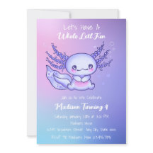 Feliz aniversário do Axolotl roxo