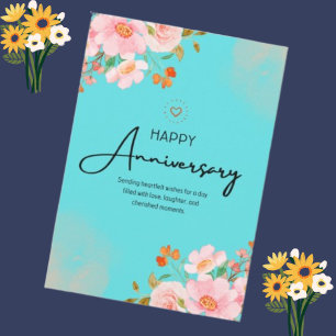 Convite Feliz Aniversário Enviando votos sinceros