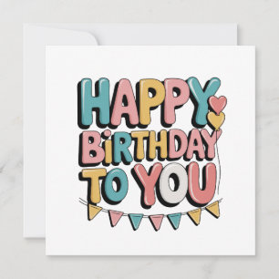 Convite Feliz Aniversário Espumante