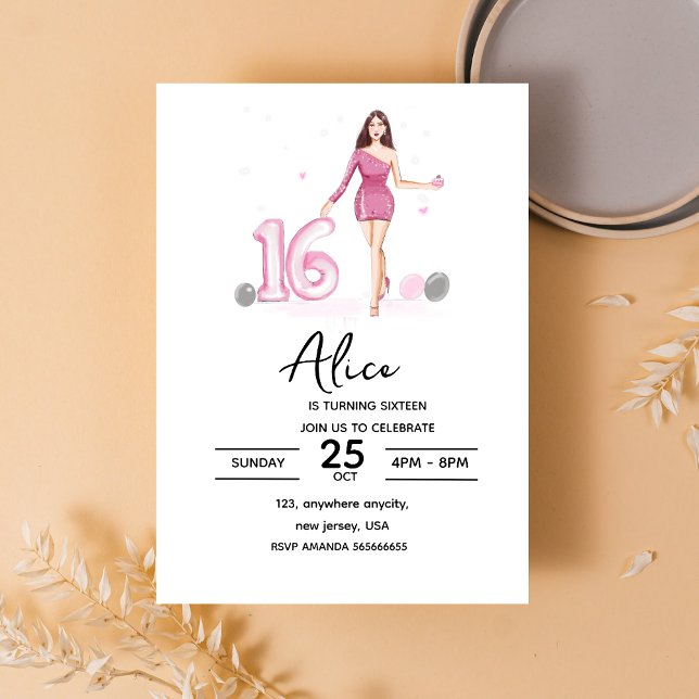 Convite Feliz aniversário, fofo, (Criador carregado)