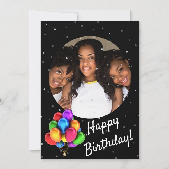 Convite Feliz Aniversário, Melhor Amigo (Frente)