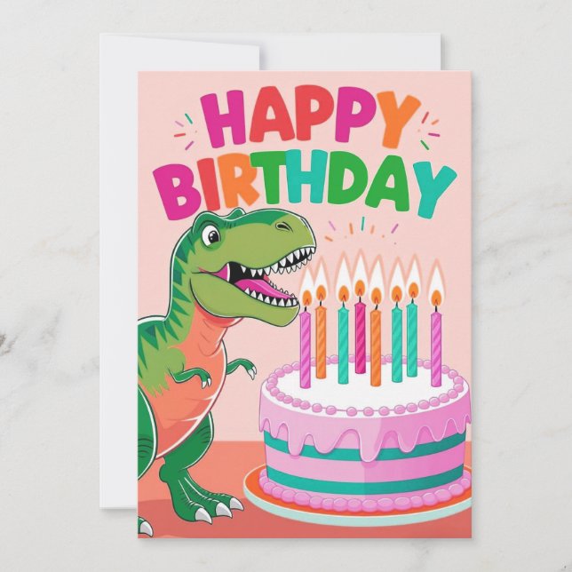 Convite feliz Aniversário para crianças (Frente)