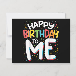 Convite Feliz Aniversário Para Mim Festa de aniversário En