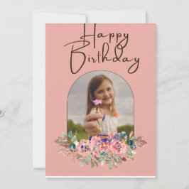 Convite Feliz aniversário personalizado
