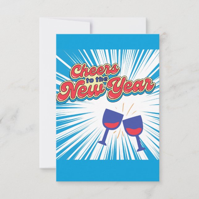 Convite feliz ano novo (Frente)