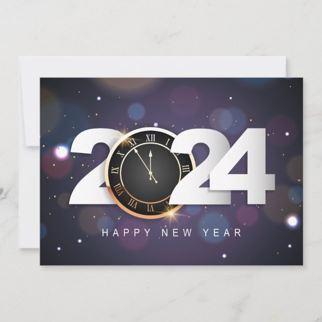 Convite Feliz ano novo 2024 (Frente)