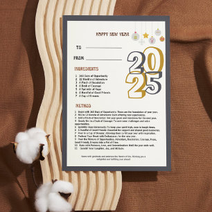 Convite Feliz ano novo 2026   Receita para um Ano Incrível