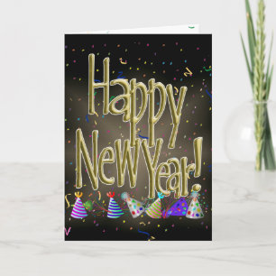 Convite FELIZ ANO NOVO! Imagem de texto