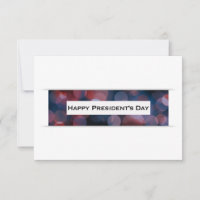 Feliz apogeu do Dia do Presidente