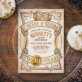 Convite Feliz Beers Sens Feliz Aniversário