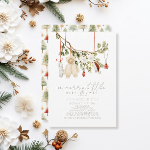 Convite Feliz Boho Pequena Roupa Para Bebê Chá de fraldas