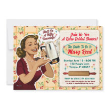 Feliz Chá de panela de dona de casa Convidar/Receb