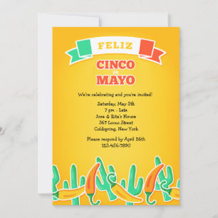 Convite Feliz Cinco de Mayo