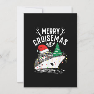 Convite Feliz Cruisemas 2022 Chapéu do Papai Noel da Cruz 