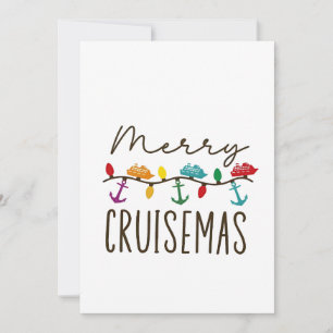 Convite Feliz Cruisemas Correspondência Familiar de Cruise