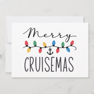 Convite Feliz Cruisemas Viagem de Cruzeiro de Natal em Fam