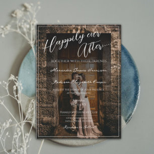 Convite Feliz Dia Após Casamento Fotográfico   Sobreposiçã