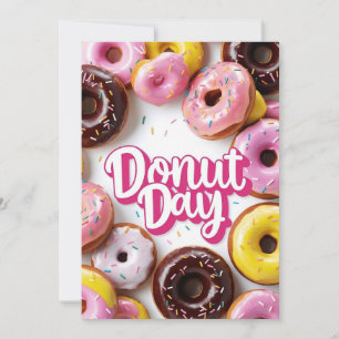 Convite Feliz Dia da Rosquinha